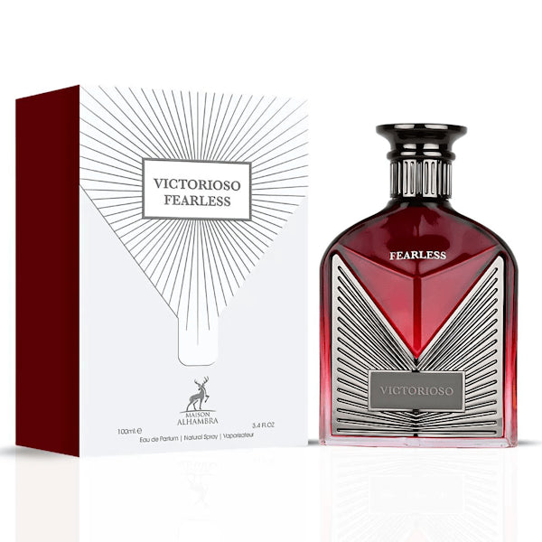 MAISON ALHAMBRA VICTORIOSO FEARLESS 3.4 EDP MEN 100 ML