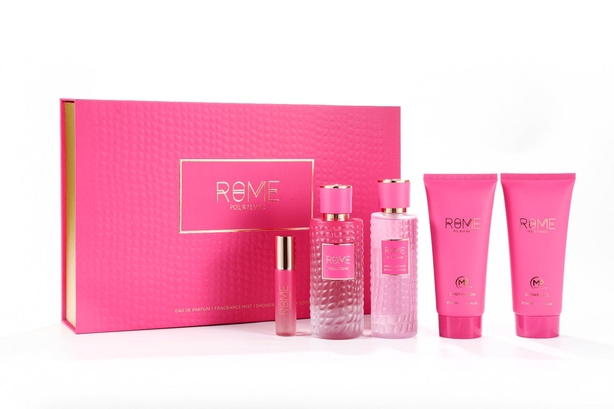 BHARARA ROME POUR FEMME SET 5 PCS EDP 5.0 OZ 5 OZ