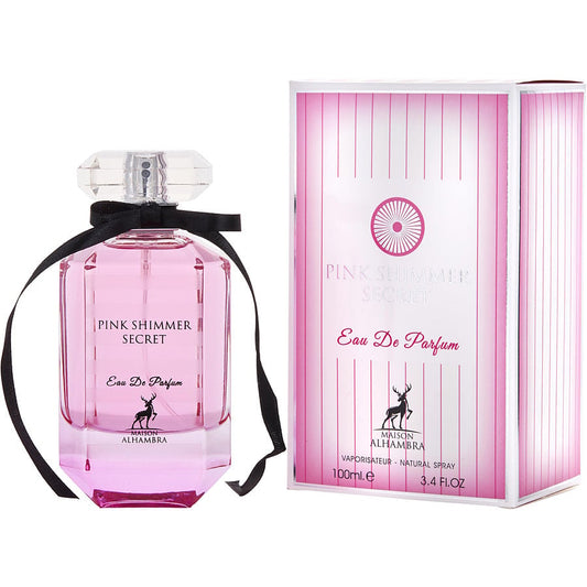 MAISON ALHAMBRA PINK SHIMMER SECRET 3.4 EDP WOMEN 100 ML