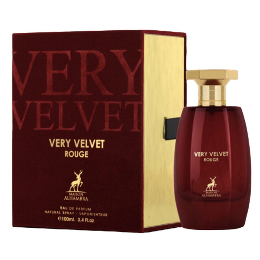 MAISON ALHAMBRA VERY VELVET ROUGE 3.4 EDP WOMEN 100 ML