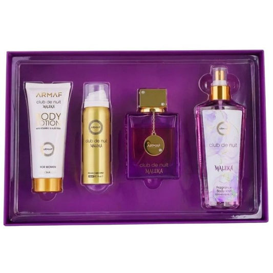 ARMAF CDN CLUB DE NUIT MALEKA 3.4 EDP+1.7 BODY SPR/ 3.4BL/8.4 BODY MIS WOMEN 100 ML