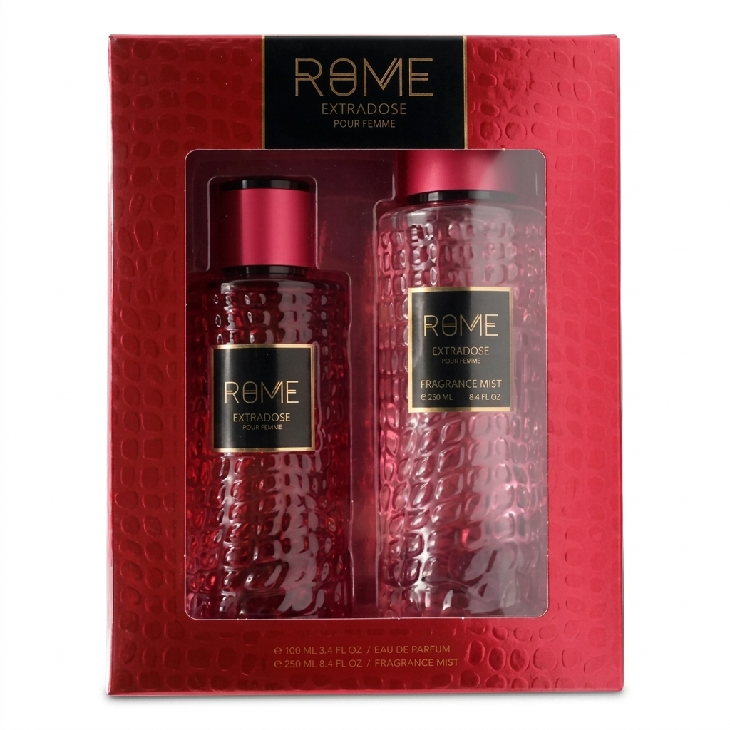 BHARARA ROME EXTRADOSE FEMME 2 PC GIFT SET 3.4 2 PCS EDP + 8.0 BM