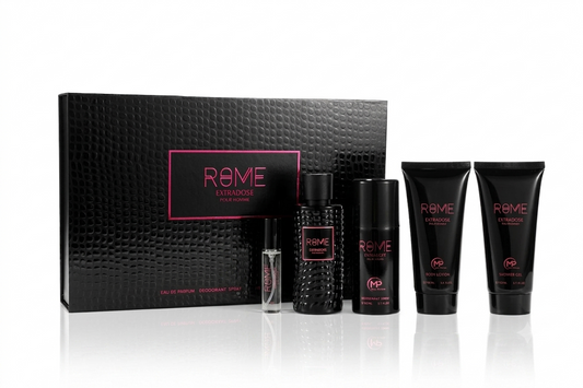 BHARARA ROME EXTRADOSE POUR HOMME SET 5 PCS EDP 5.0 OZ 5 OZ