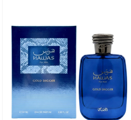 RASASI HAWAS GOLD DIGGER 3.4 EDP MEN 100 ML