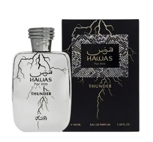 RASASI HAWAS THUNDER 3.4 EDP UNISEX 100 ML