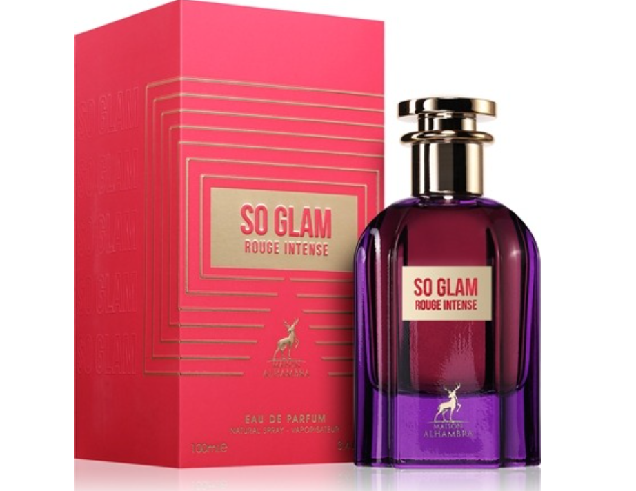 MAISON ALHAMBRA SO GLAM ROUGE INTENSE 3.4 EDP UNISEX 100 ML